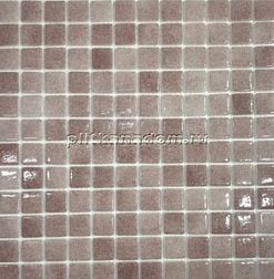Gidrostroy Стеклянная мозаика QN-018 AS Коричневая Глянцевая Антискользящая 31,7x31,7 (2,5х2,5) см