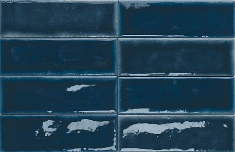 Wow Colour Notes Indigo Синяя Глянцевая Настенная плитка 4x12,5 см