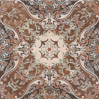 Керама Марацци Мраморный дворец HGD-A176-SG1550L  Декор ковёр центр лаппатированный 40х40 см