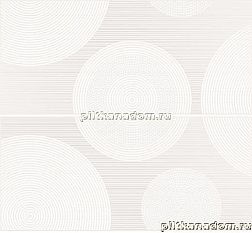 Cersanit Tiffany Beige (TV2F052) Панно белый (из 2-х плиток) 40x44 см