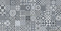Gaya Fores Heritage Deco Black Керамогранит 32х62,5 см