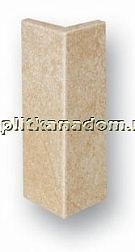 Stroeher Keraplatte Roccia 840 Grigio Угловой подступенник 15,7х6 см