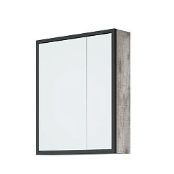 Corozo Айрон SD-00000278 Зеркало-шкаф 60, черный-антик