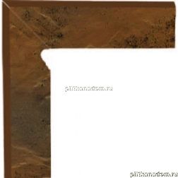 Paradyz Semir Beige Цоколь левый (B+A) 30х8,1х1,1 см