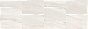 Argenta Ceramica Lira Prisma White Настенная плитка 25х75 см