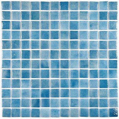 Bonaparte Мозаика стеклянная Atlantis Sky 4 мм Голубая Глянцевая 2,4х2,4 31,5х31,5 см