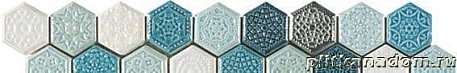 APE Ceramicas Mosaics Remate (9) Elisabeth Turquesa Бордюр 4,5x30