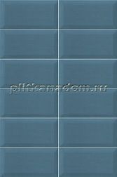 Mainzu Plus Bissel Blu-Grey Синяя Глянцевая Настенная плитка 10х20 см