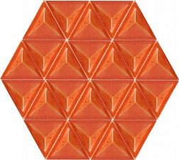 ПентаКерамика Треугольник 6 Настенная плитка ручной работы 14,4х14,4 см