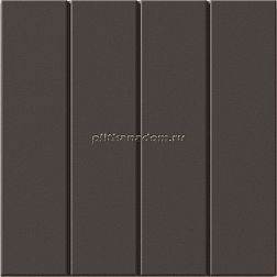 Wow Raster Lines M Basalt Черный Матовый Керамогранит 15x15 см