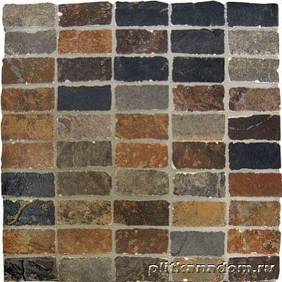 Casa Dolce Casa Flagstone Black Mosaico Мозаика 3,18x6,37 31,85x31,85