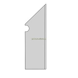 Fap Ceramiche Milano & Floor Beige Battiscopa Sagomato DX Matt Плинтус 7,2x30 см