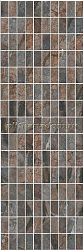 Kerama Marazzi Театро MM12143 Декор коричневый мозаичный 25х75 см