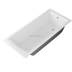 OWL Konung ванна чугунная 180x80 б/п, без ручек, ножки в комплекте