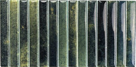 Dune Kit-Kat Grass Glossy Mosaic Зеленая Глянцевая Мозаика 11,5x23,1 см