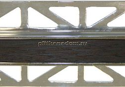 Butech Pro-Telo Wood Wenge Chrome Профиль 2,5х1,25х250 см