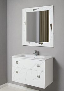 Мебель для ванны Атолл Корсо 80 белый матовый