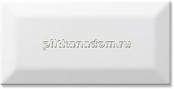 Tau Ceramica Biselado Classic White M Настенная плитка 7,5х15 см