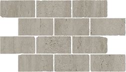 Kerama Marazzi Сан-Марко Серый BR033 Матовый обрезной Мозаичный Бордюр 26,5х46.5 см