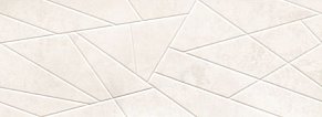 Tubadzin Lozzi Silver Str Серая Матовая Структурированная Настенная плитка 89,8х32,8 см