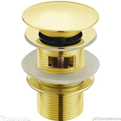 SantiLine SL-107 Донный клапан с переливом (золото)