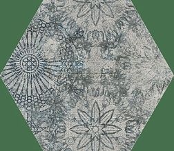 Paradyz Sweet Grey Heksagon Struktura Pol. Серая Полированная Настенная плитка 17,1x19,8 см