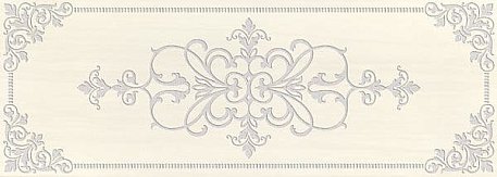 Nobilia Fortune Damasco Inserto White-Silver Декор 25x70