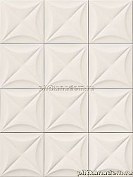 Marca Corona 4D Flower White Настенная плитка 20х20 см