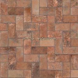 Dado Ceramica Tavellone Vecchia Firenze OUT Коричневый Матовый Керамогранит 15,3x31 см