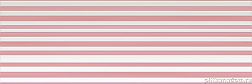 Пиастрелла Синара Ария Декор 04-01-1-17-03-41-1307 Розовый полоски 20х60 см