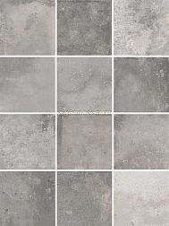 Kerama Marazzi Спартель KM1010G0011N Настенная плитка серый (из 12 частей 9,8x9,8) 29,8х39,8 см