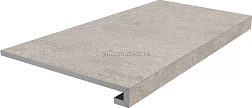 Kerama Marazzi Портленд KM8080G0031RGCF Серый светлый Ступень фронтальная клееная 33x80 см
