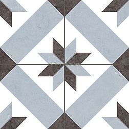 Etili Seramik Beta Pre-cut Серый Матовый Керамогранит 45x45 см