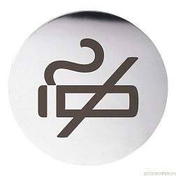 Bemeta 111054022 Табличка – Курение запрещено, круг, блеск