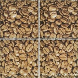 Absolut Keramica Coffee Beans Set 02 (4pzs) Бежевый Глянцевый Декор 10х10 см