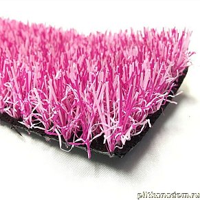 Искусственная трава Deko Цветная 20 мм розовый