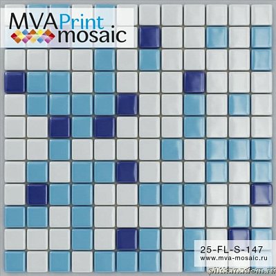 MVA-Mosaic 25FL-S-147 Стеклянная мозаика 31,7x31,7 (2,5х2,5)