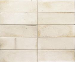 Equipe Hanoi White Белая Глянцевая Настенная плитка 6,5x20 см