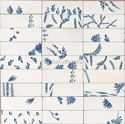 Marazzi Rice Bianco Decoro Leaf Lux M96T Декор 5x15 см