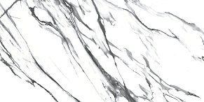 Geotiles Oikos Black Черно-белый Полированный Ректифицированный Керамогранит 60х120 см