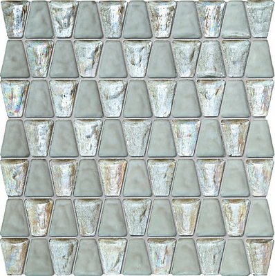 Tubadzin Mozaiki Drops glass white Мозаика 30,4х30,6 см