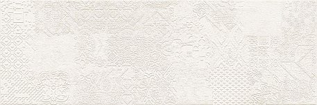 El Molino Studio Decor Bone Белый Сатинированный Ректифицированный Декор 30x90 см