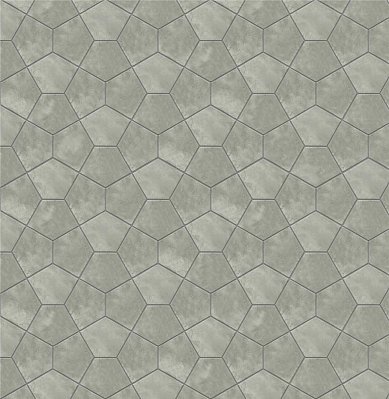 Jet Mosaic Pentagon MPEN-SAMIX Мозаика 24,3x19,1 см