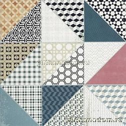 Rako Deco DAK44659 Multicolored Rett Напольная плитка 45x45 см