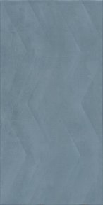 Kerama Marazzi Онда 11221R Структура Синяя Матовая обрезная Настенная плитка 30х60 см