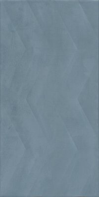 Kerama Marazzi Онда 11221R Структура Синяя Матовая обрезная Настенная плитка 30х60 см