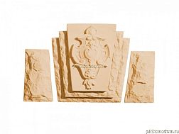 UniStone 1 Бежевый Замковый камень 16,1x24,2x6,5 см