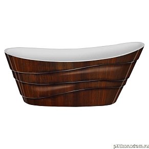 Lagard Alya Brown Wood Акриловая ванна 170х74,5