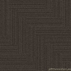 Interface World Woven 860 335105 Brown Tweed Ковровая плитка 25х100 см