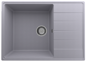 Ulgran Quartz Prima 700-05, бетон Мойка кухонная 50х20